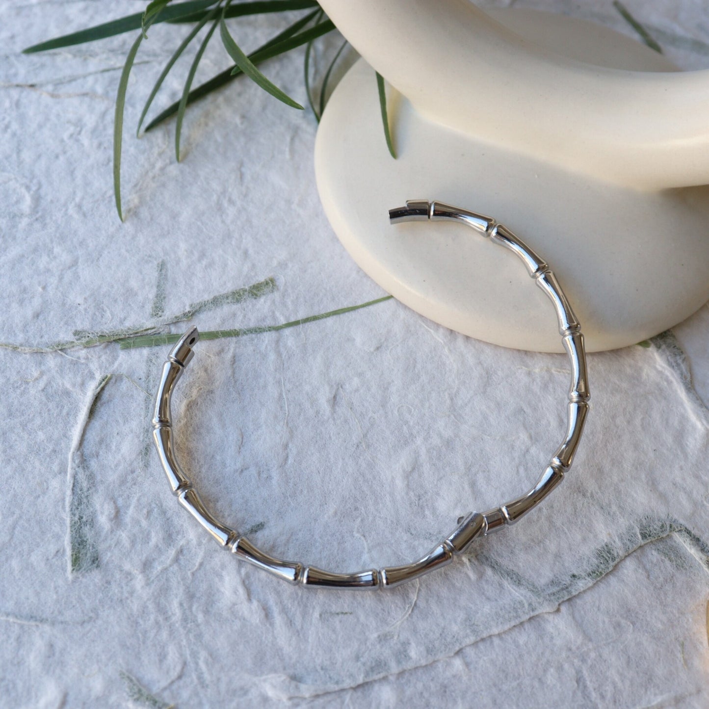 Silver Bamboo - Armband