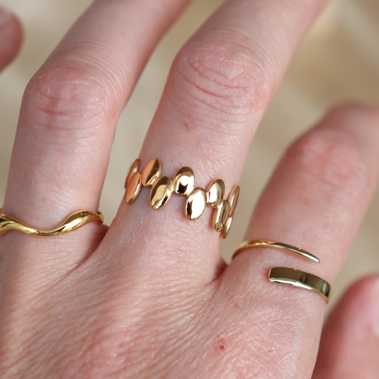 Bubble gold - Ring van €14,95 nu voor €11,95!