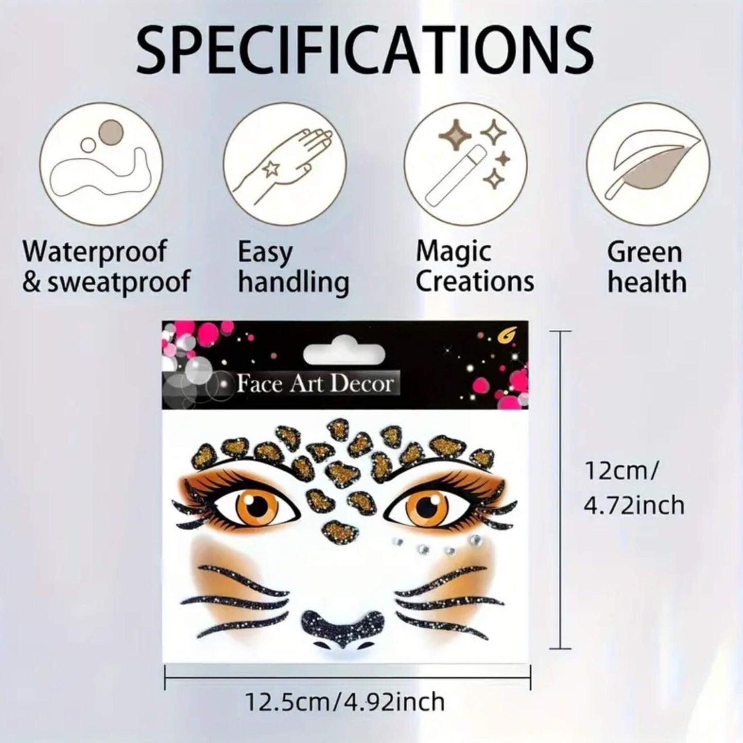 Gezicht stickers - Cat