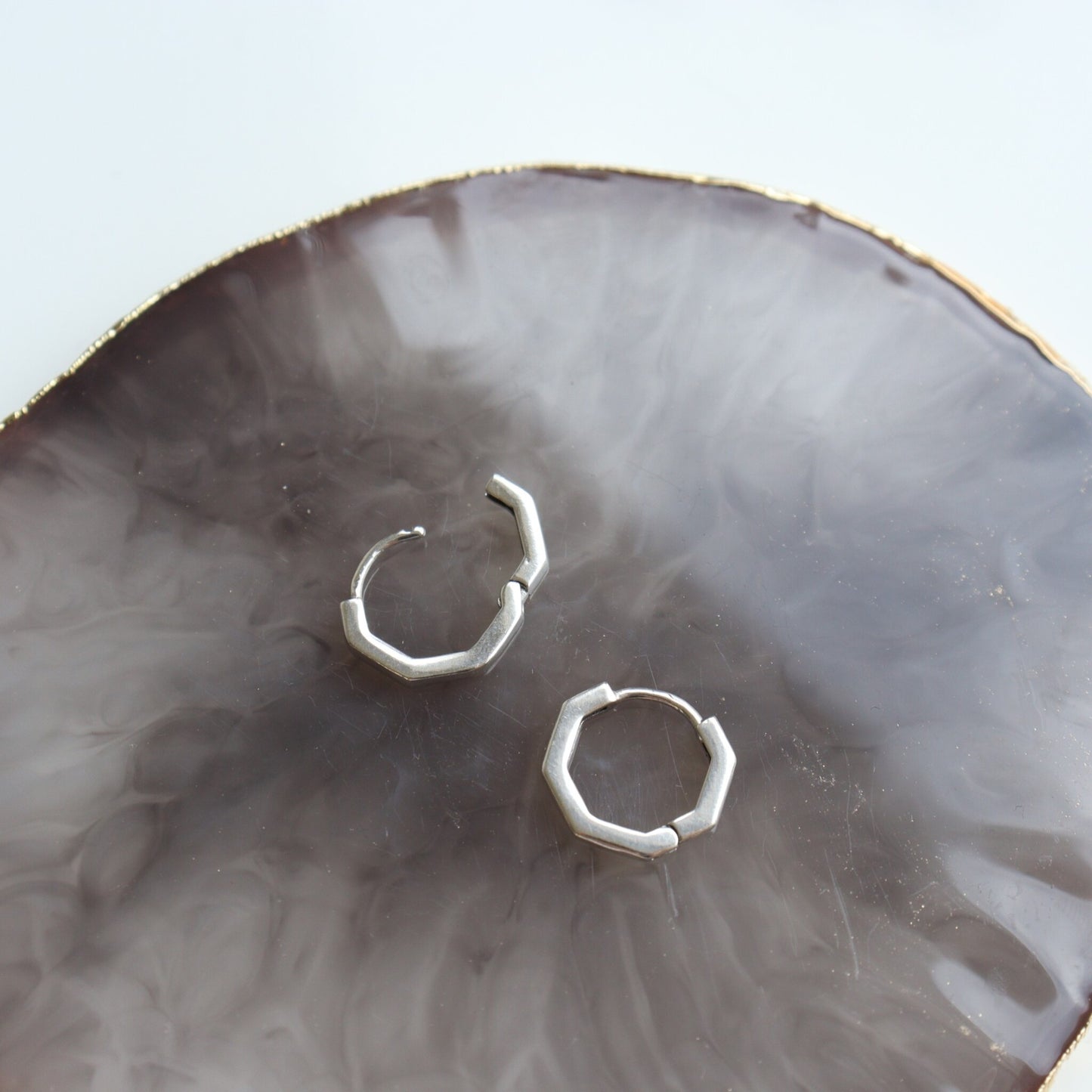 Tiny Geo Sterling Zilver - Oorbellen