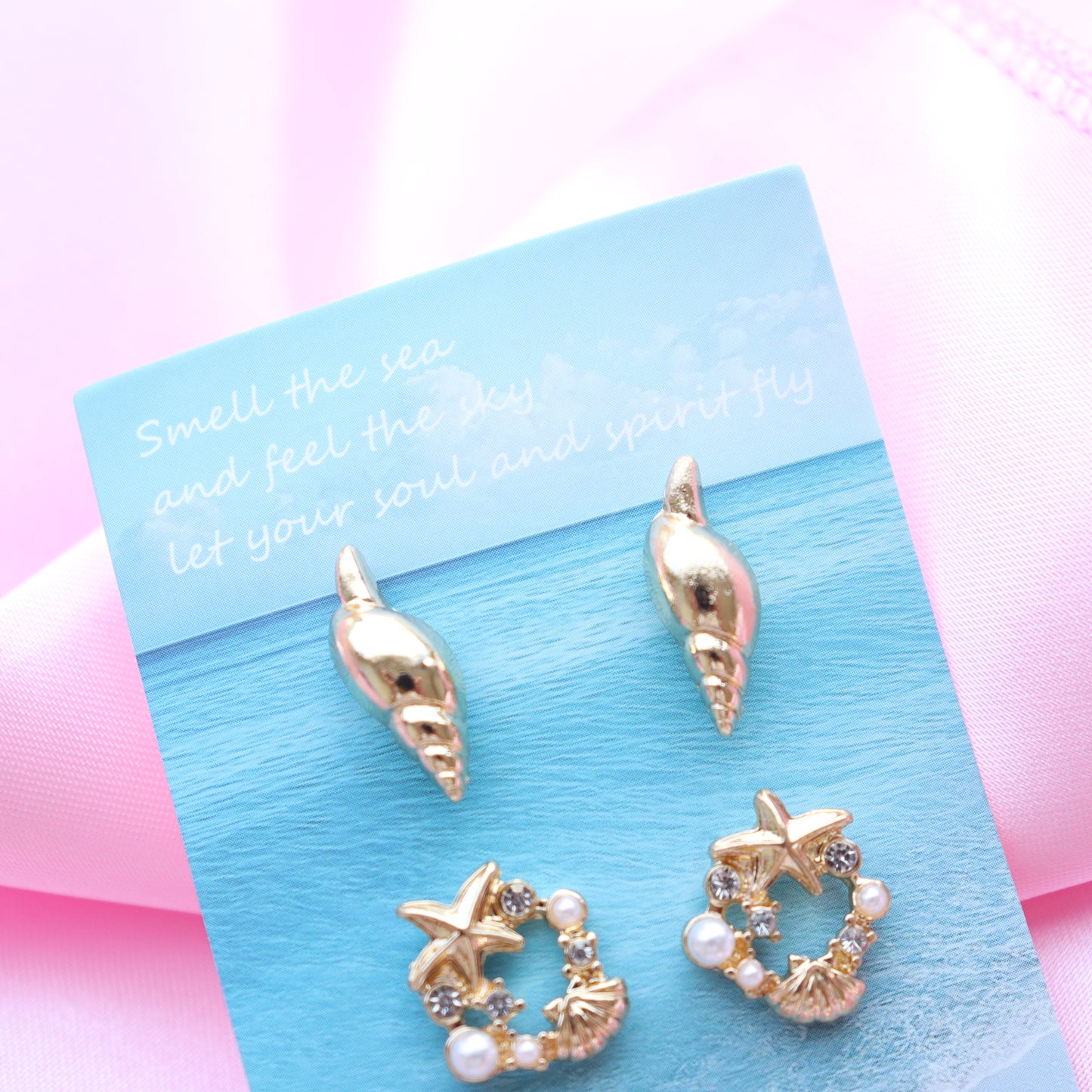 Mermaid Magic - Oorbellen set 3 stuk