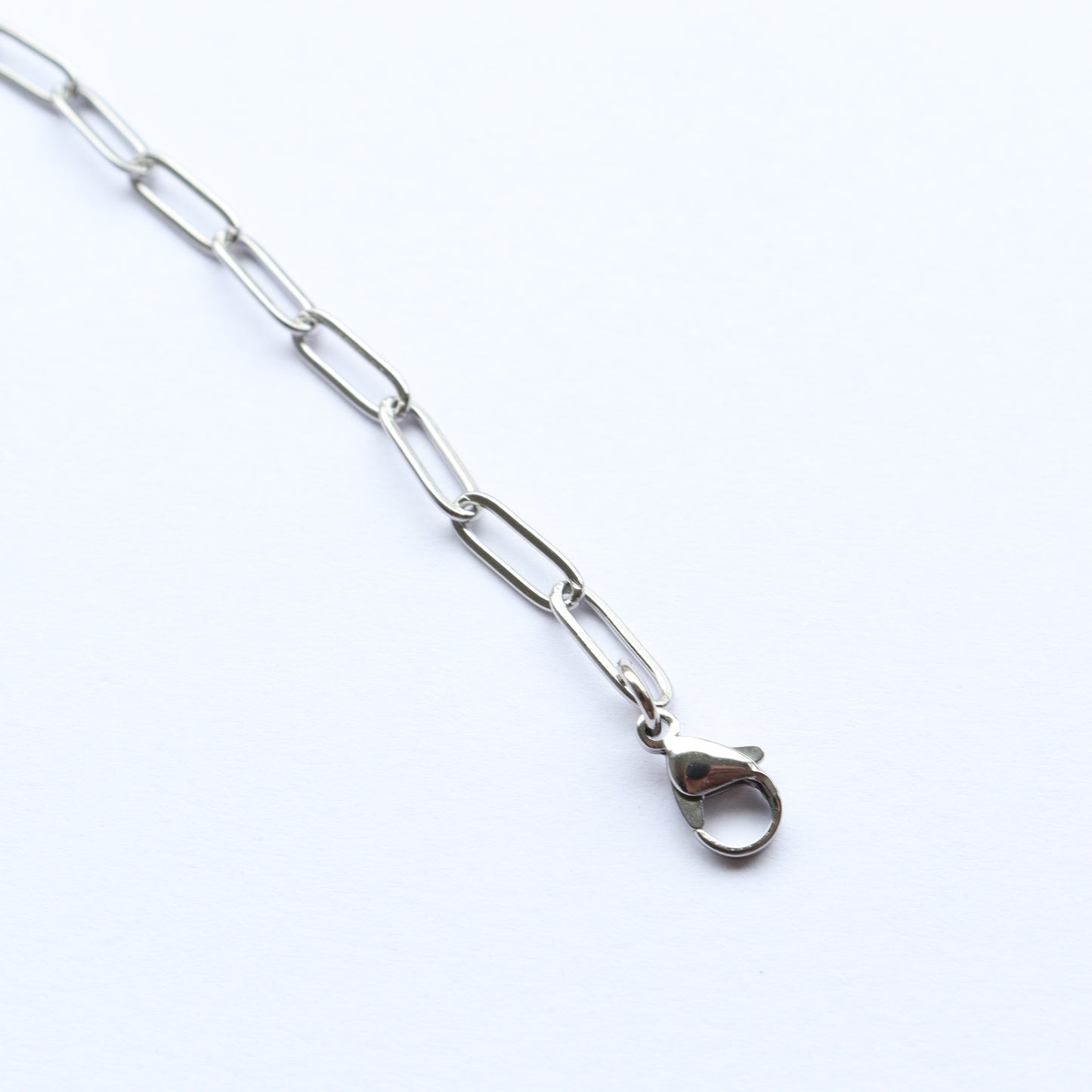 Basisarmband RVS zilverkleurig