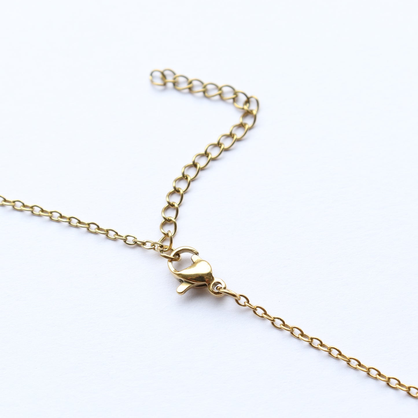 Basisketting RVS goudkleurig