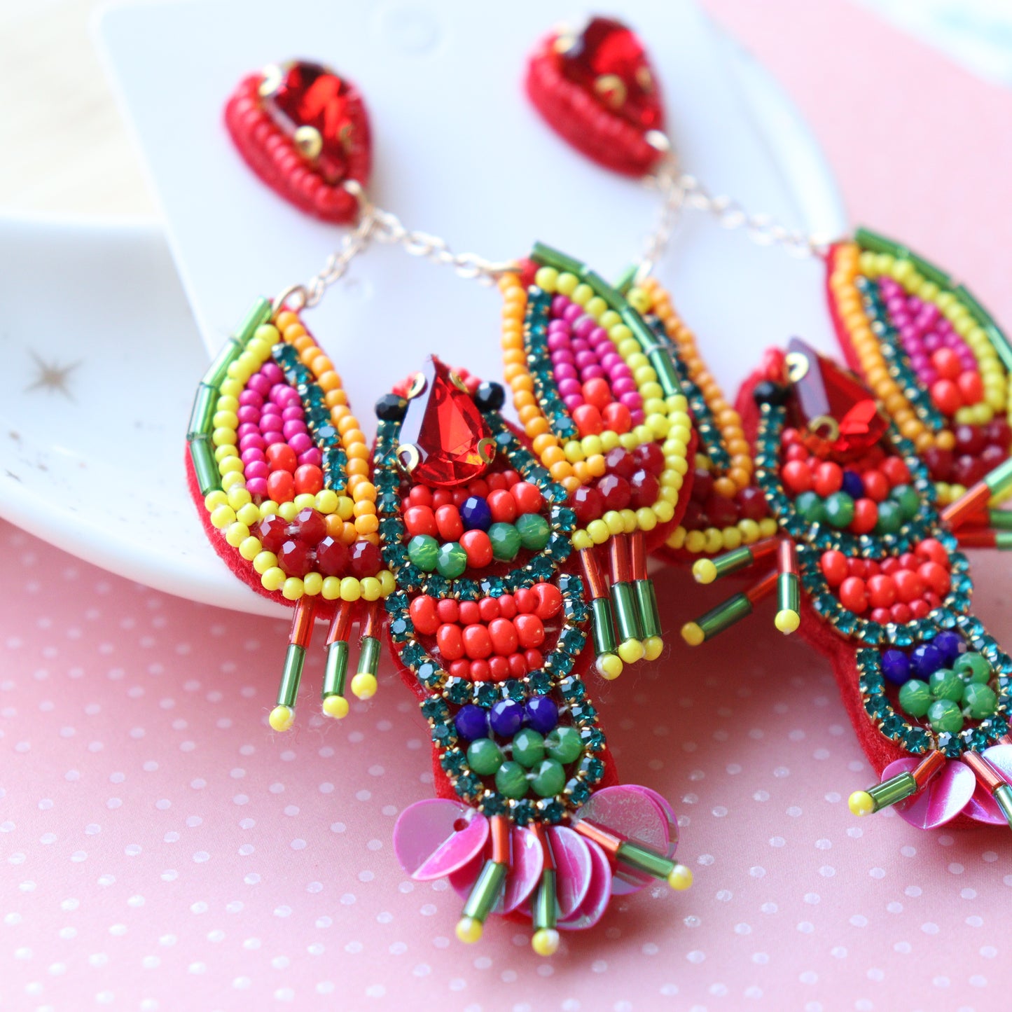 Lobster Love - Oorbellen