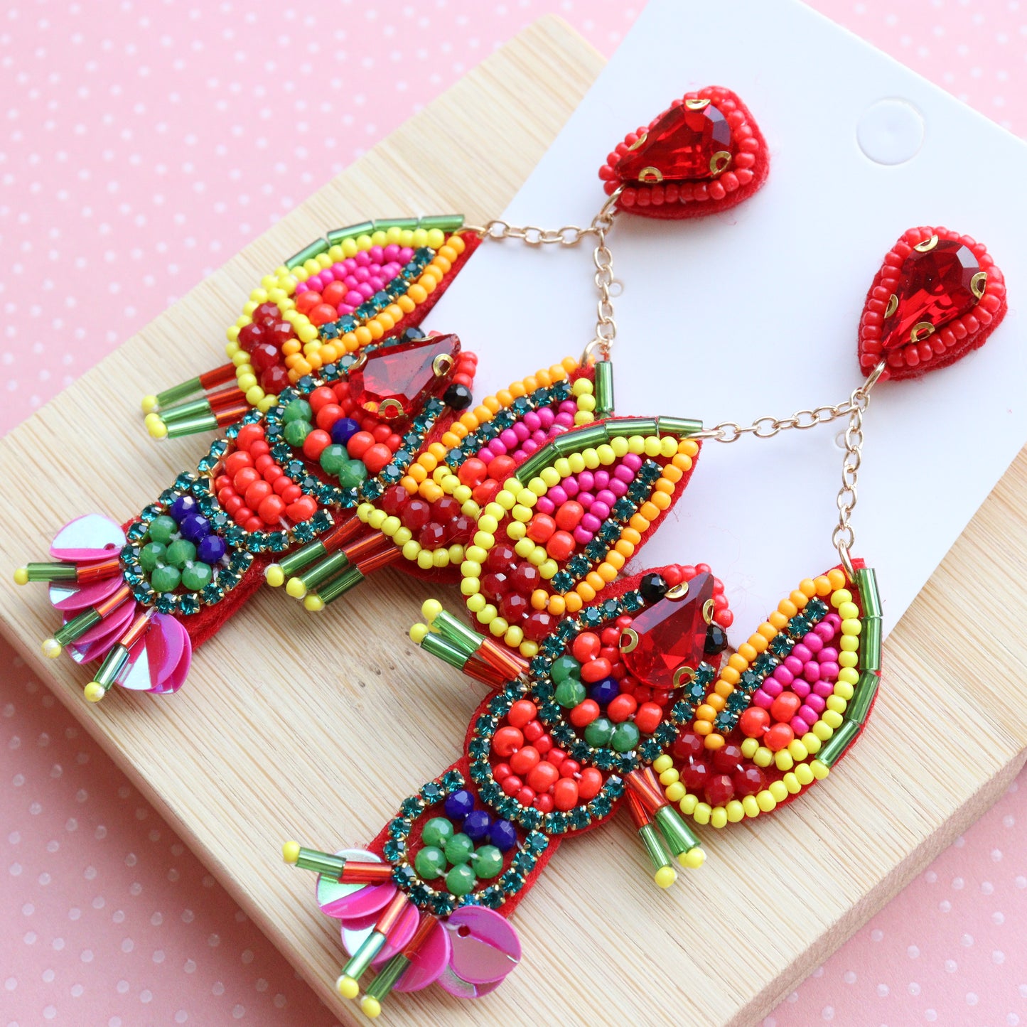 Lobster Love - Oorbellen