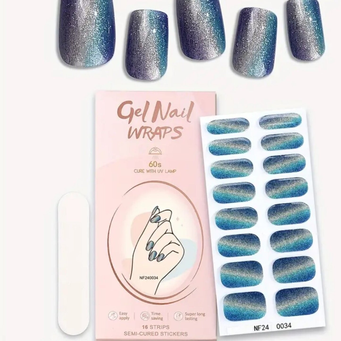 Gel nagelstickers - Deep Ocean