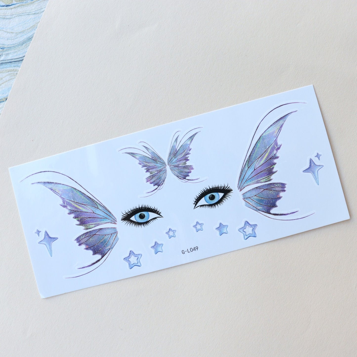 Gezicht Tattoo - Butterfly