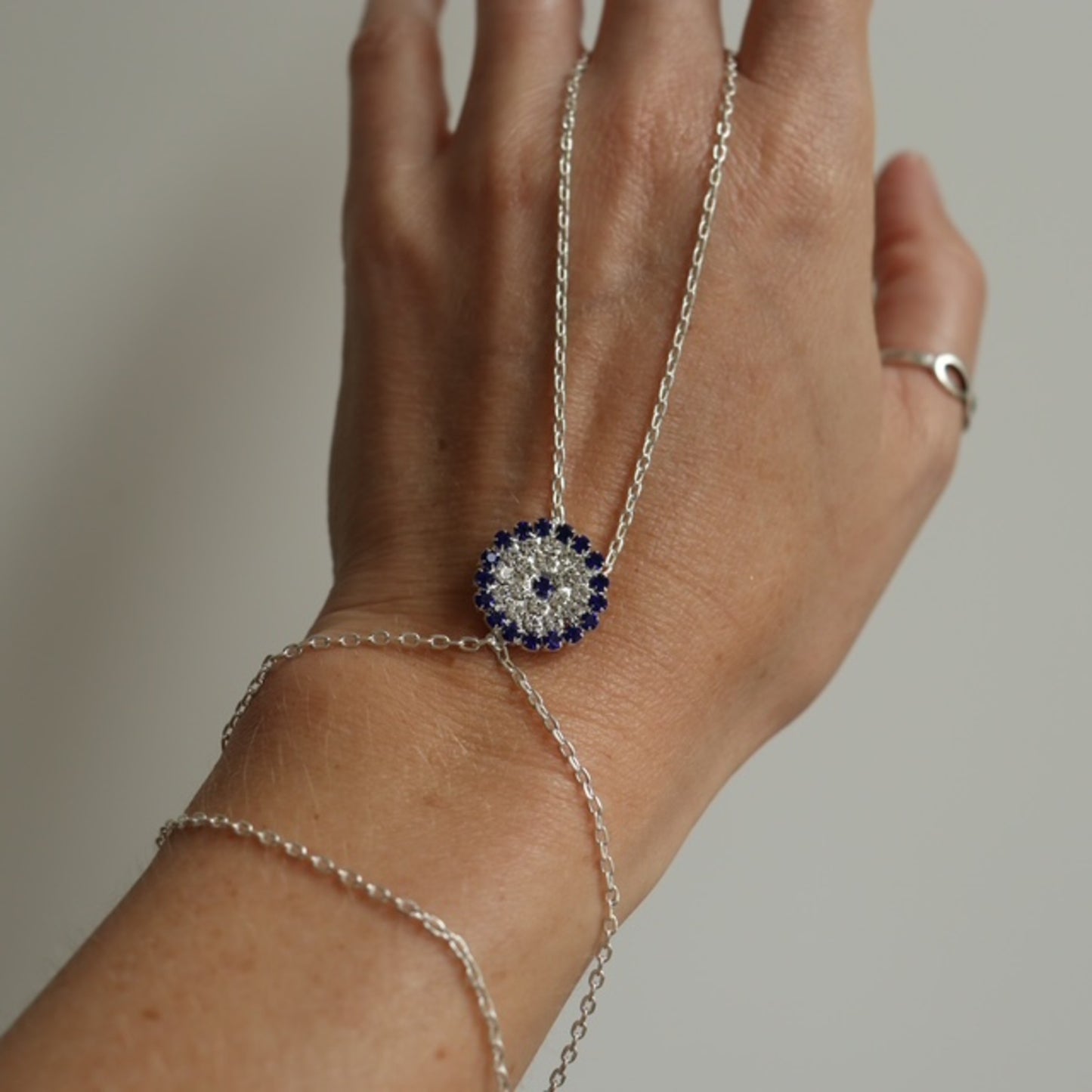 Blue Eye - Ring armband
