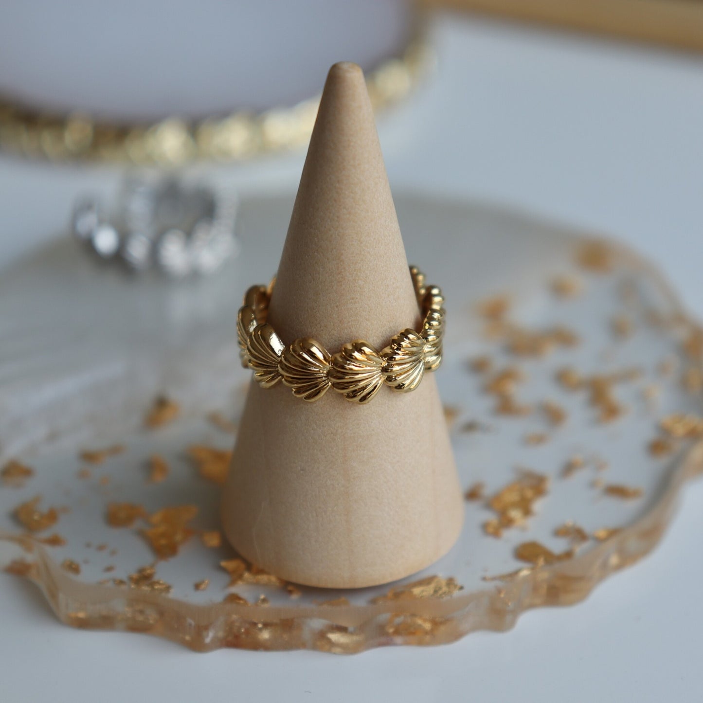 Seashell zilver - Ringen