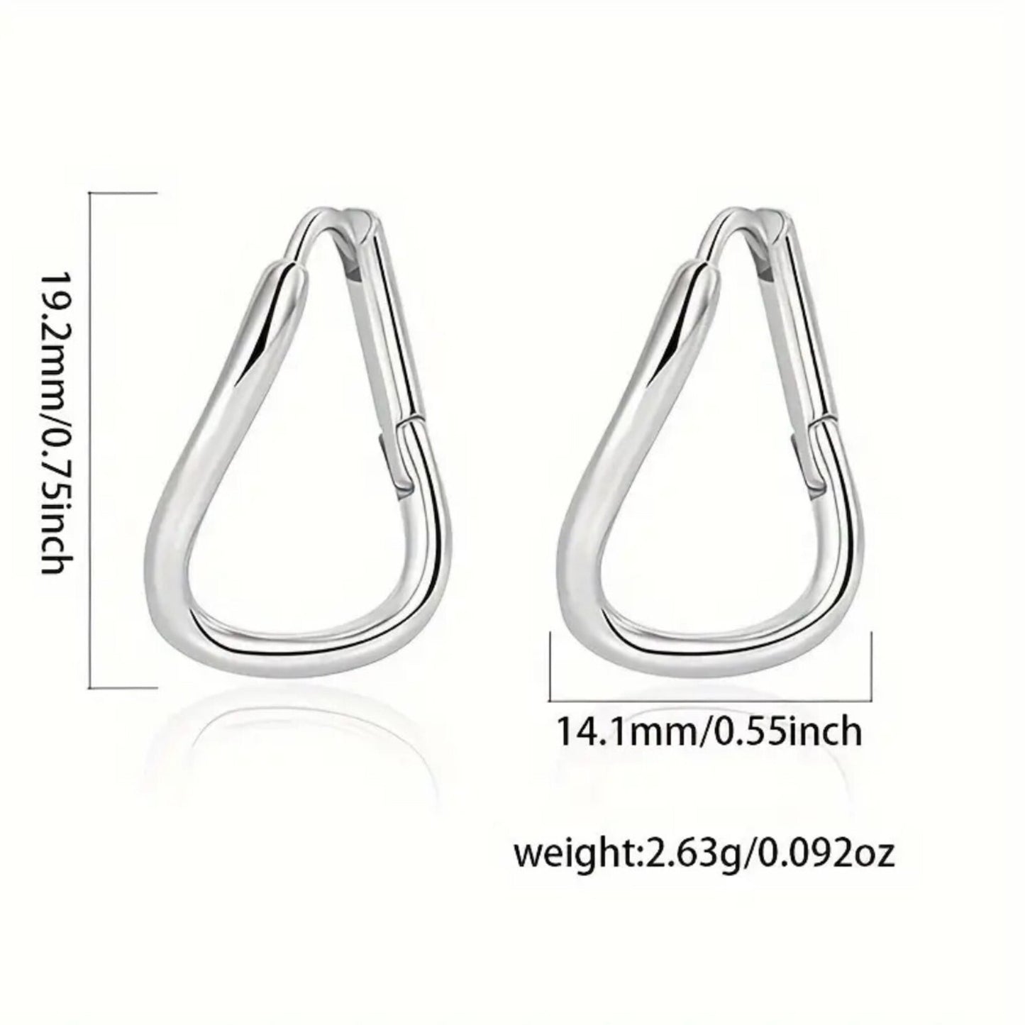 Silver Twist - Sterling zilveren oorbellen