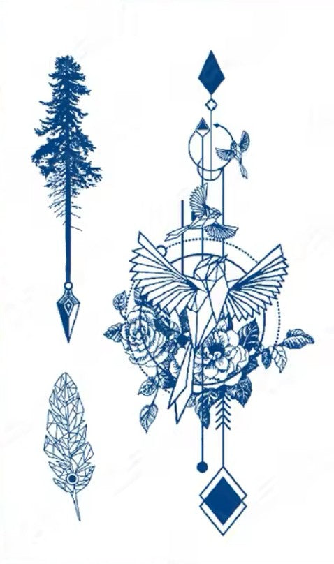 Semi Permanente tattoo - Freedom