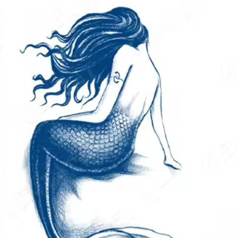 Semi Permanente tattoo - Mermaid