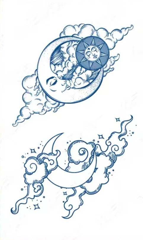 Semi Permanente tattoo - Moonlight