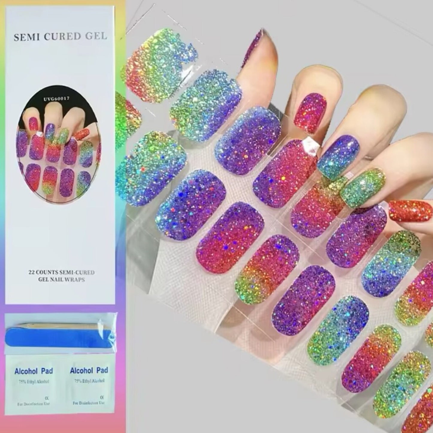 Gel nagelstickers - Disco