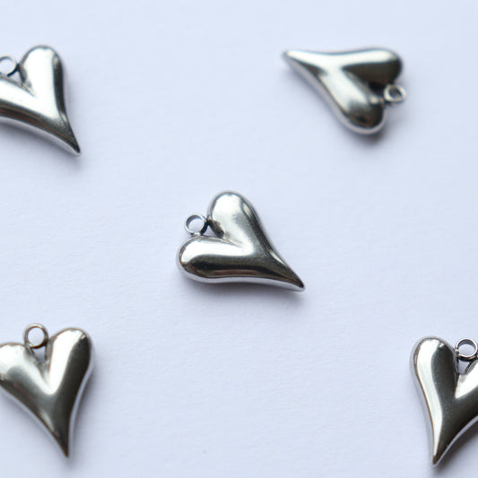 Bedel Heart - Zilverkleurig