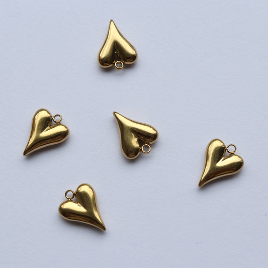 Bedel Heart - Goudkleurig