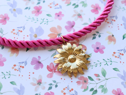 Pink Flower - Ketting