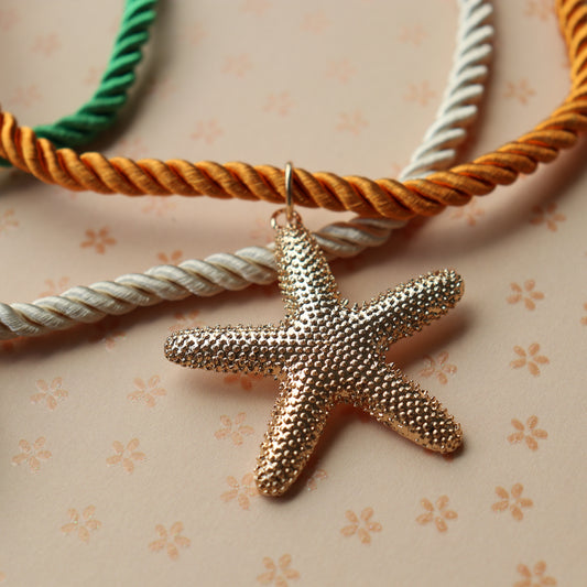 Sand Seastar Orange - Ketting
