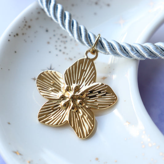 Grey Flower - Ketting